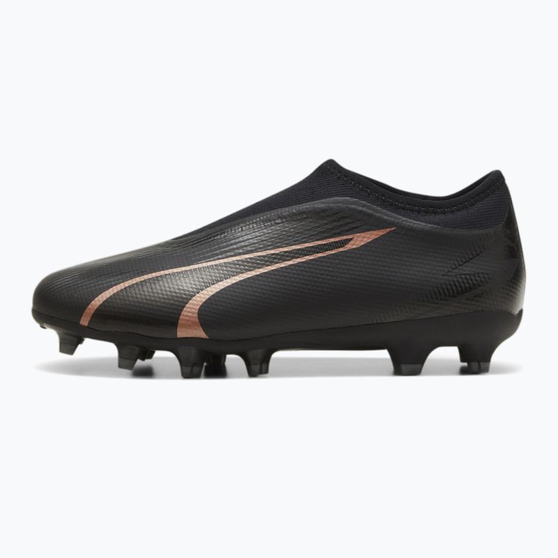 Încălțăminte de fotbal pentru copii PUMA Ultra Match LL FG/AG Jr puma black/copper rose