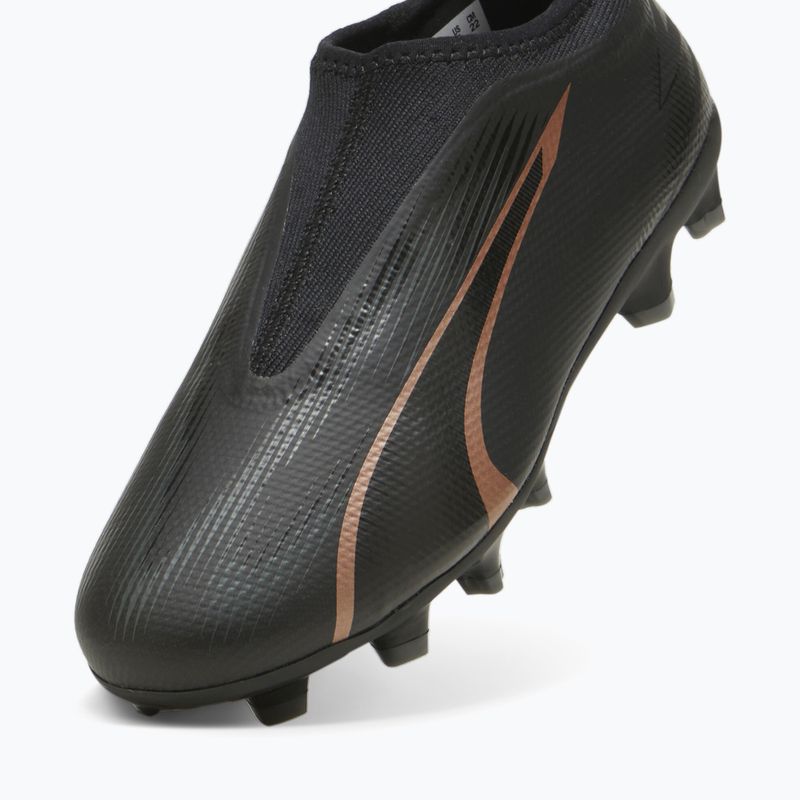 Încălțăminte de fotbal pentru copii PUMA Ultra Match LL FG/AG Jr puma black/copper rose