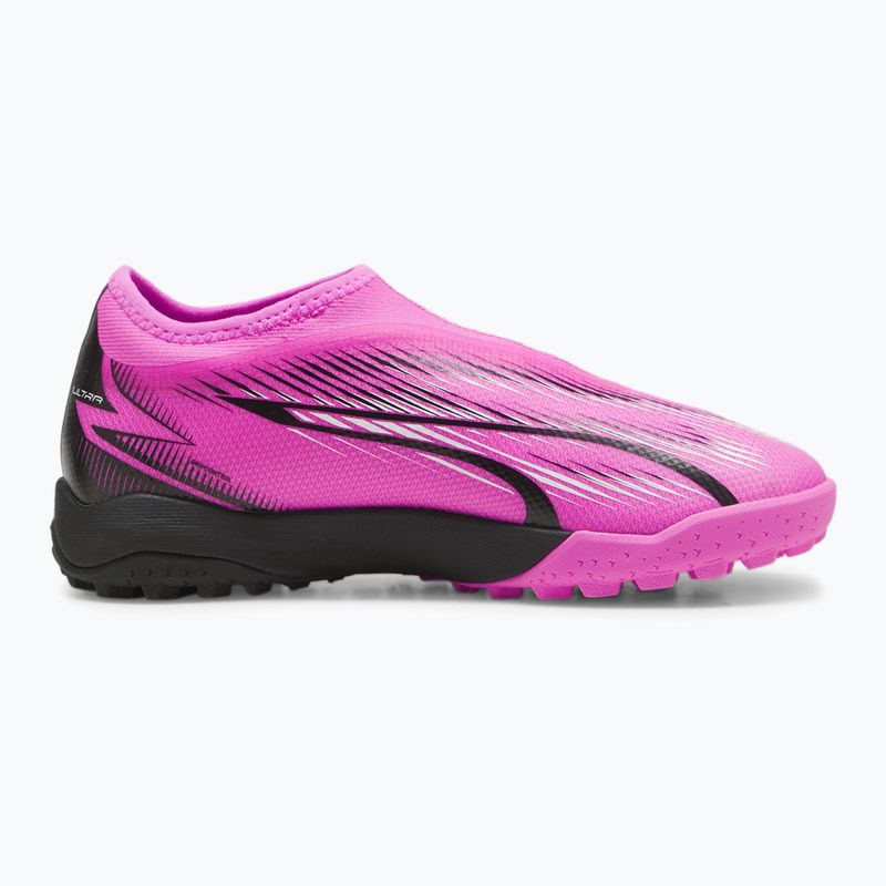 Încălțăminte de fotbal pentru copii PUMA Ultra Match LL TT + Mid Jr poison pink/puma white/puma black 9