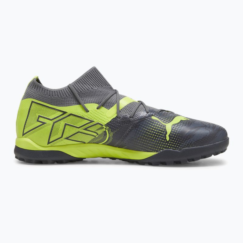 Încălțăminte de fotbal PUMA Future 7 Match Rush TT strong gray/cool dark gray/electric lime 9