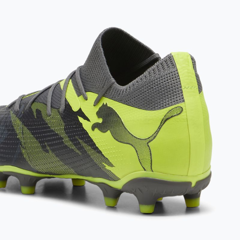 Încălțăminte de fotbal PUMA Future 7 Match Rush FG/AG strong gray/cool dark gray/electric lime 13