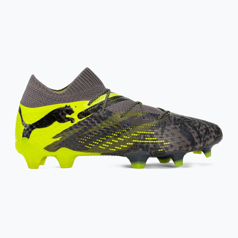 Încălțăminte de fotbal PUMA Future 7 Ultimate Rush FG/AG strong gray/cool dark gray/electric lime 2
