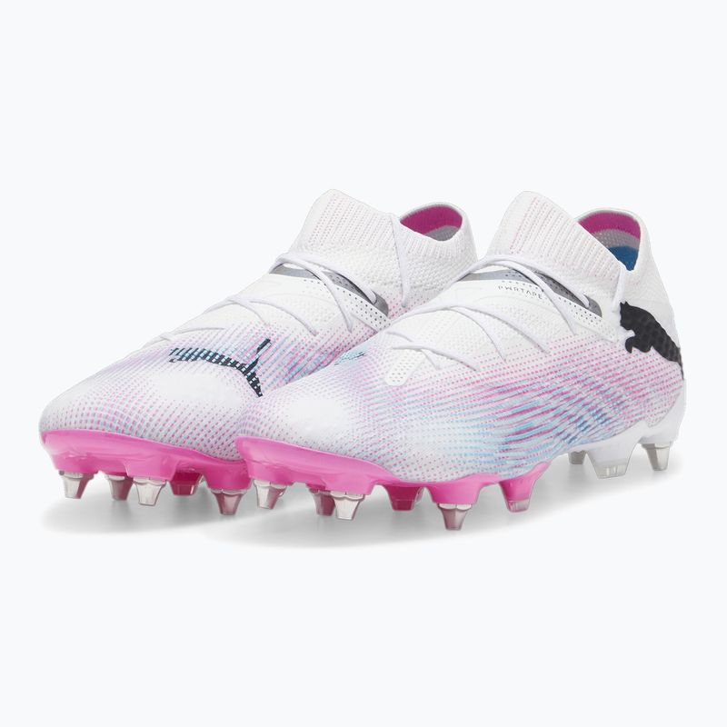 Încălțăminte de fotbal PUMA Future 7 Ultimate Rush FG/AG strong gray/cool dark gray/electric lime 10