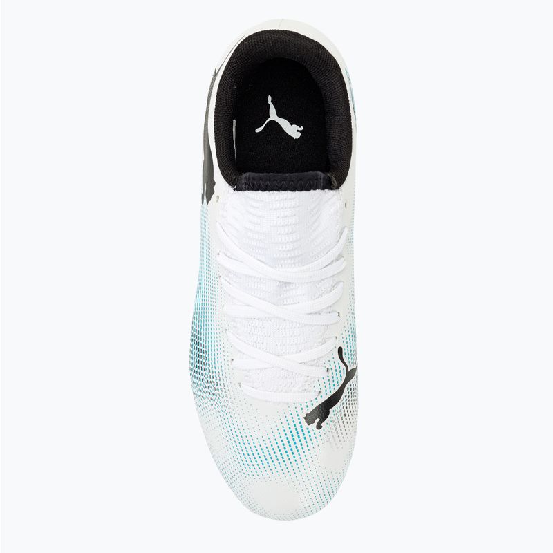 Încălțăminte de fotbal pentru copii PUMA Future 7 Play FG/AG puma white/puma black/poison pink 5