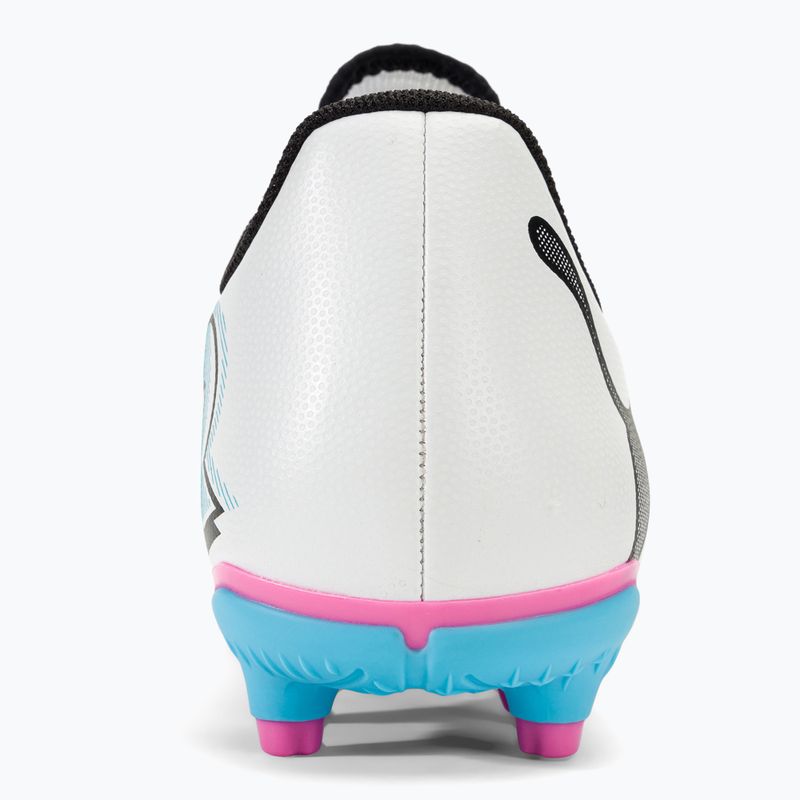 Încălțăminte de fotbal pentru copii PUMA Future 7 Play FG/AG puma white/puma black/poison pink 6