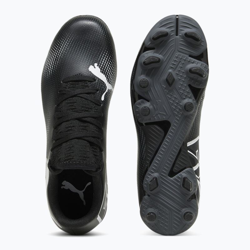 Încălțăminte de fotbal pentru copii PUMA Future 7 Play FG/AG puma black/puma white 11
