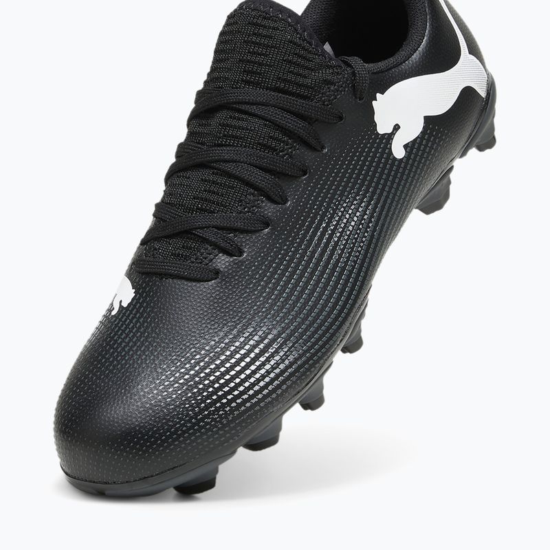 Încălțăminte de fotbal pentru copii PUMA Future 7 Play FG/AG puma black/puma white 12