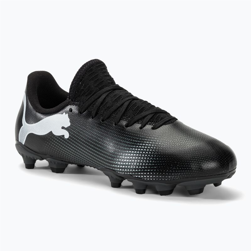 Încălțăminte de fotbal pentru copii PUMA Future 7 Play FG/AG puma black/puma white