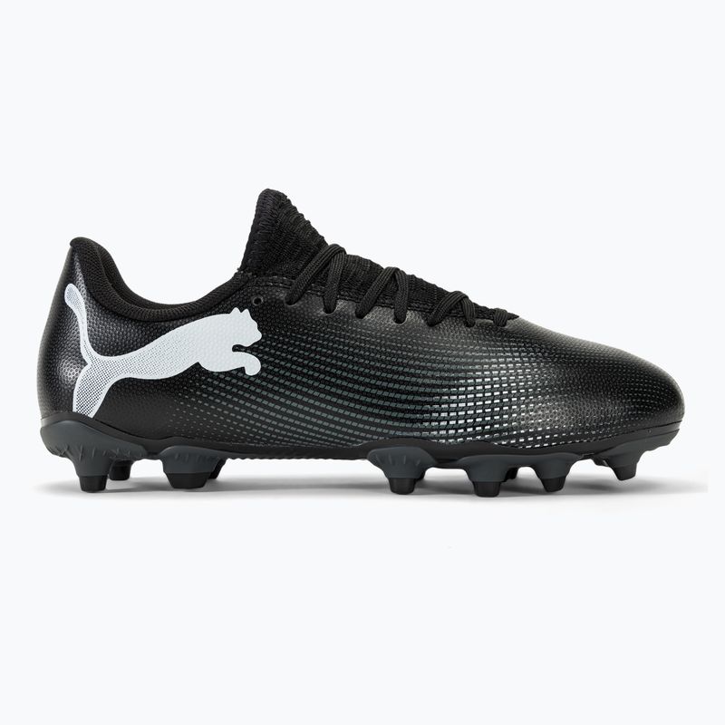Încălțăminte de fotbal pentru copii PUMA Future 7 Play FG/AG puma black/puma white 2