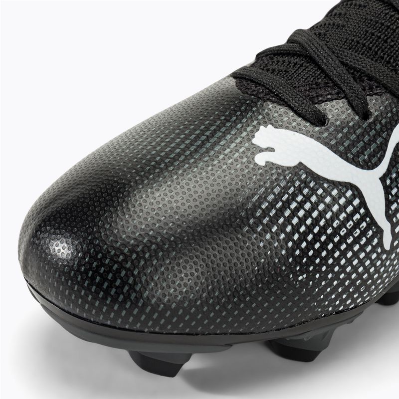Încălțăminte de fotbal pentru copii PUMA Future 7 Play FG/AG puma black/puma white 7