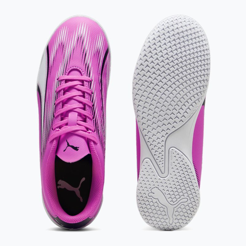 Încălțăminte de fotbal pentru copii PUMA Ultra Play TT Jr poison pink/puma white/puma black 11