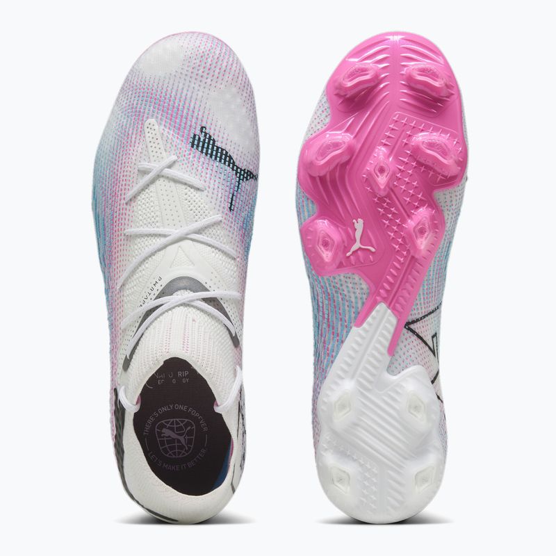 Încălțăminte de fotbal PUMA Future 7 Ultimate FG/AG puma white/puma black/poison pink 8
