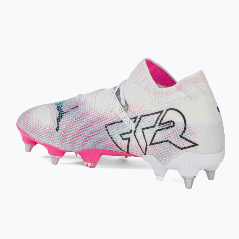 Încălțăminte de fotbal PUMA Future 7 Ultimate MxSG puma white/puma black/poison pink 3