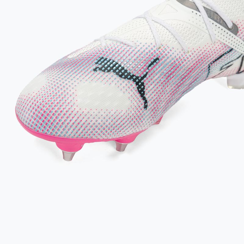 Încălțăminte de fotbal PUMA Future 7 Ultimate MxSG puma white/puma black/poison pink 7