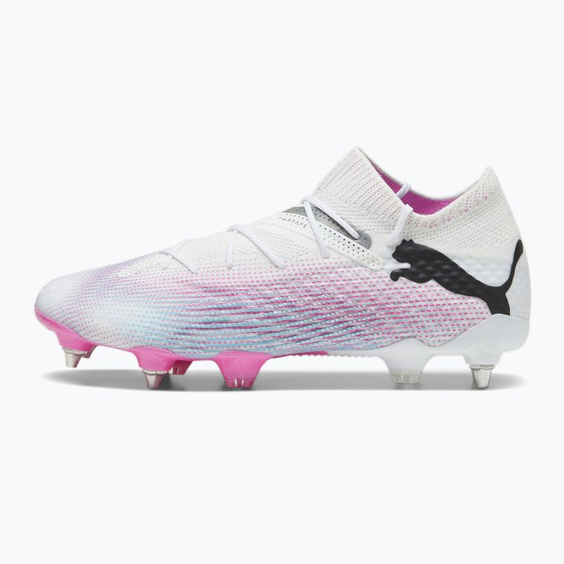 Încălțăminte de fotbal PUMA Future 7 Ultimate MxSG puma white/puma black/poison pink 8