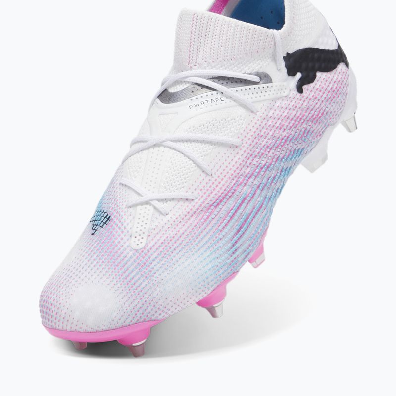 Încălțăminte de fotbal PUMA Future 7 Ultimate MxSG puma white/puma black/poison pink 12