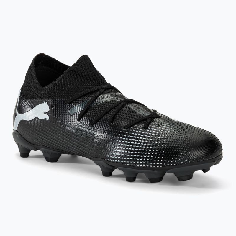 Încălțăminte de fotbal pentru copii PUMA Future 7 Match FG/AG puma black/puma white