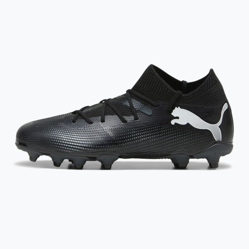 Încălțăminte de fotbal pentru copii PUMA Future 7 Match FG/AG puma black/puma white 8