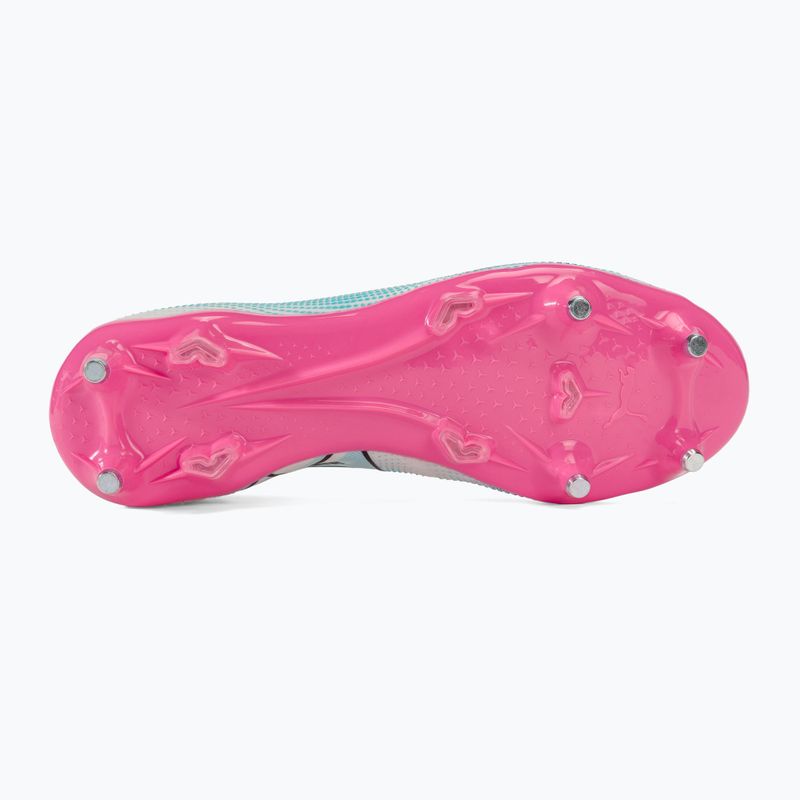 Încălțăminte de fotbal PUMA Future 7 Match MxSG puma white/puma black/poison pink 4