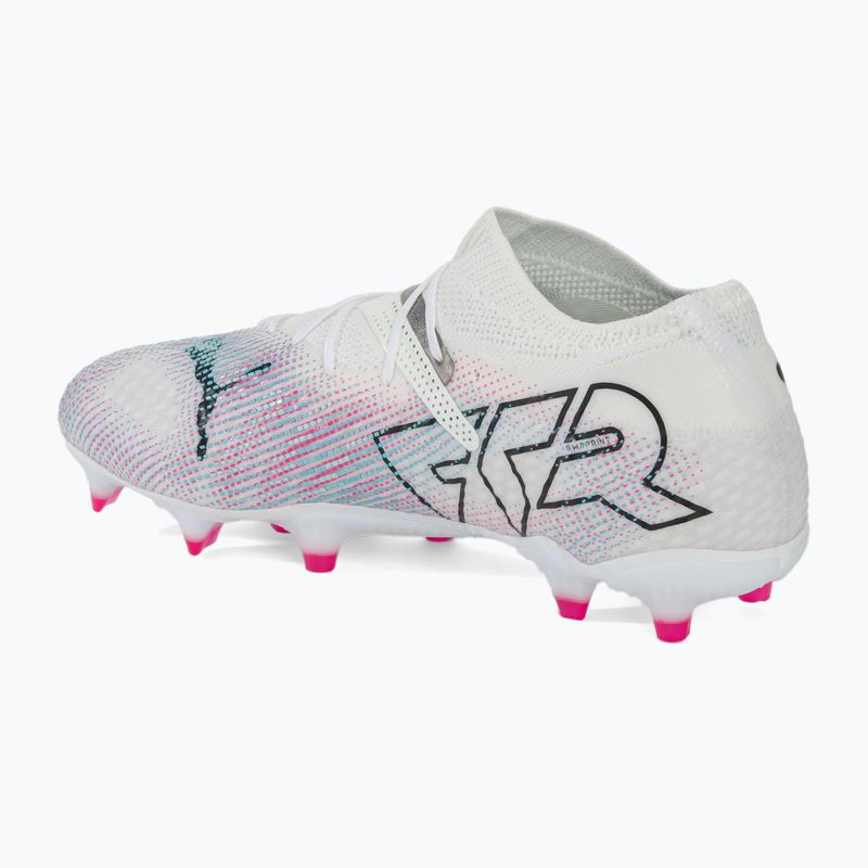 Încălțăminte de fotbal PUMA Future 7 Pro+ FG/AG puma white/puma black/poison pink 3