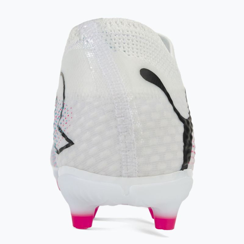 Încălțăminte de fotbal PUMA Future 7 Pro+ FG/AG puma white/puma black/poison pink 6