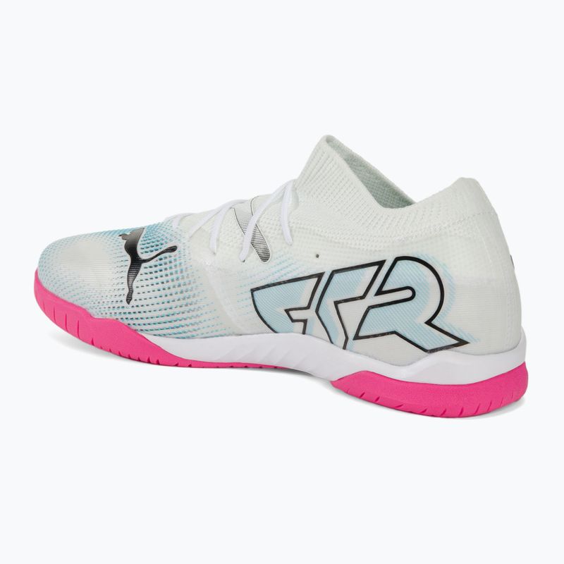 Încălțăminte de fotbal PUMA Future 7 Match IT puma white/puma black/poison pink 3