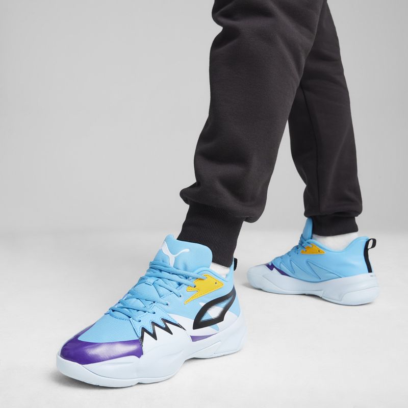 Încălțăminte de baschet pentru bărbați  PUMA Genetics luminous blue/icy blue 4