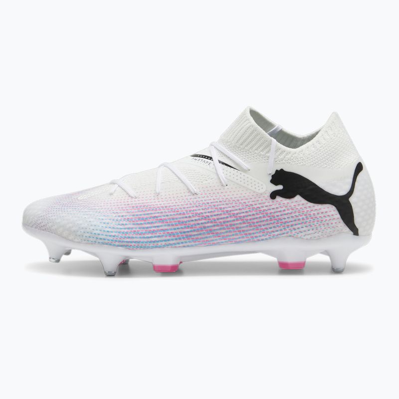 Încălțăminte de fotbal PUMA Future 7 Pro MxSG puma white/puma black/poison pink 8