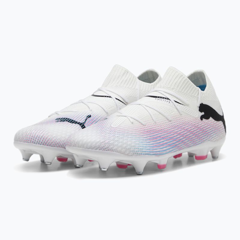 Încălțăminte de fotbal PUMA Future 7 Pro MxSG puma white/puma black/poison pink 10