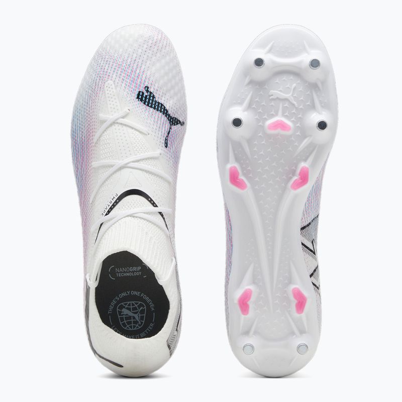Încălțăminte de fotbal PUMA Future 7 Pro MxSG puma white/puma black/poison pink 11