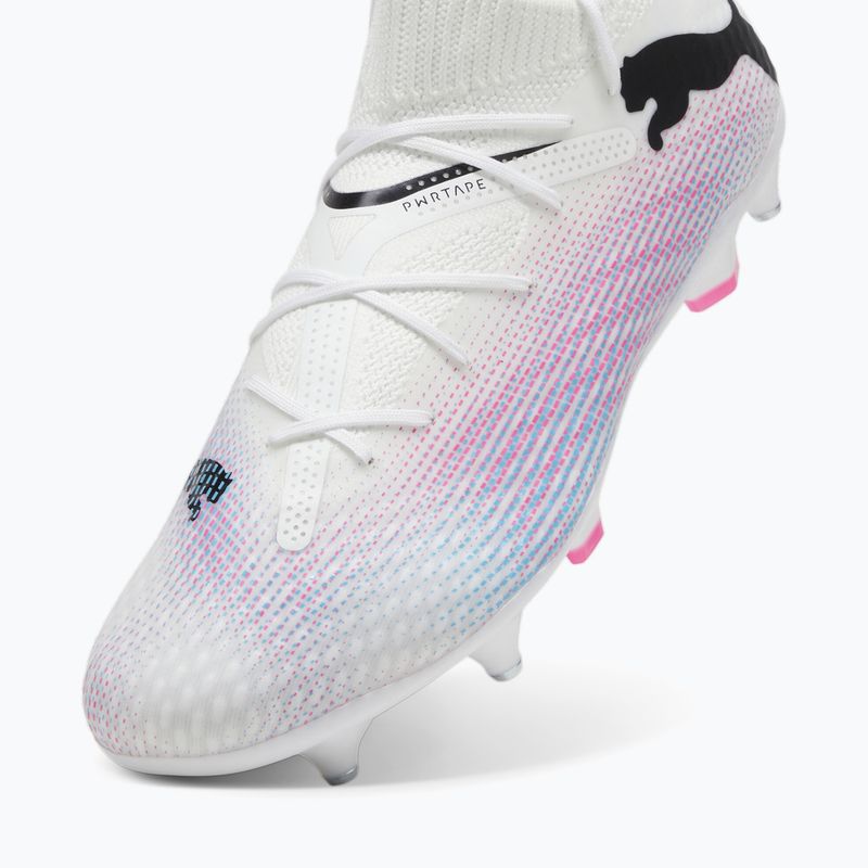 Încălțăminte de fotbal PUMA Future 7 Pro MxSG puma white/puma black/poison pink 12