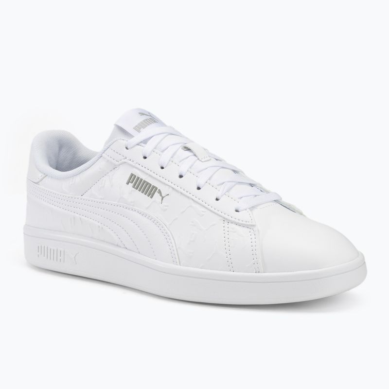 Încălțăminte PUMA Smash 3.0 Superlogo puma white/smokey gray