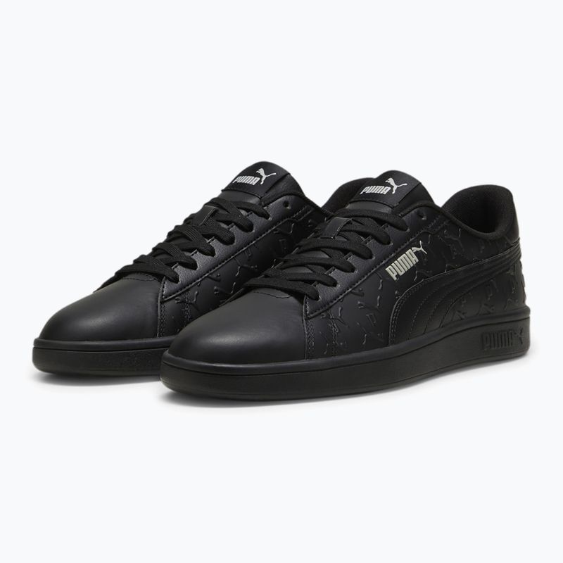 Încălțăminte PUMA Smash 3.0 Superlogo puma black/smokey gray/puma white 8