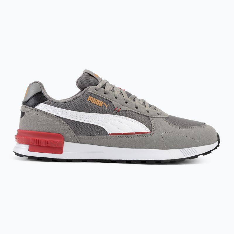 Încălțăminte PUMA Graviton stormy slate/puma white/club red/ginger tea 2