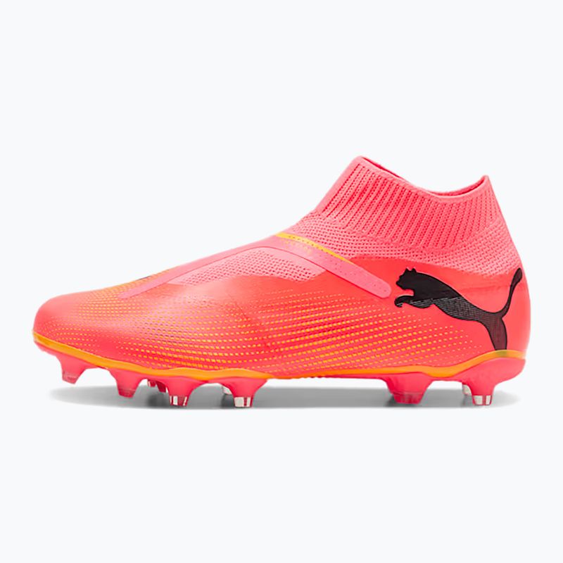 Încălțăminte de fotbal PUMA Future 7 Match+ LL FG/AG sunset glow/puma black/sun stream 8