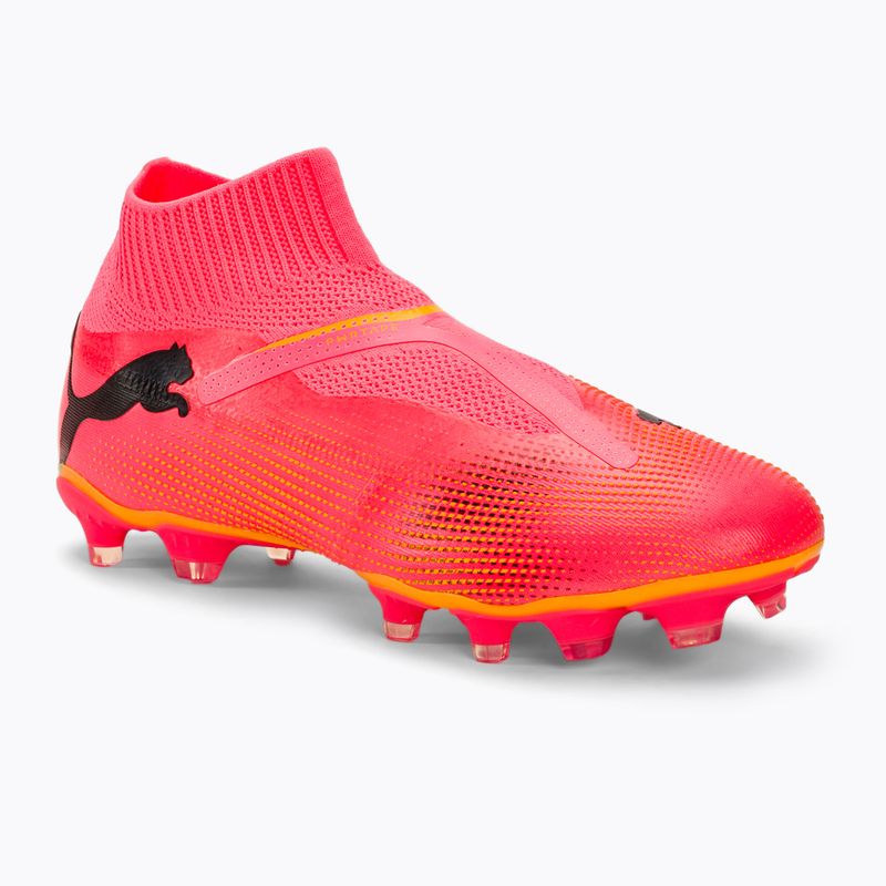 Încălțăminte de fotbal PUMA Future 7 Match+ LL FG/AG sunset glow/puma black/sun stream