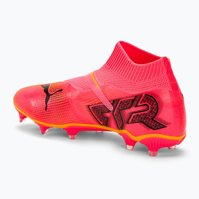 Încălțăminte de fotbal PUMA Future 7 Match+ LL FG/AG sunset glow/puma black/sun stream 3