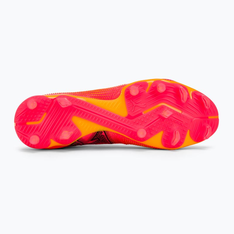 Încălțăminte de fotbal PUMA Future 7 Match+ LL FG/AG sunset glow/puma black/sun stream 4
