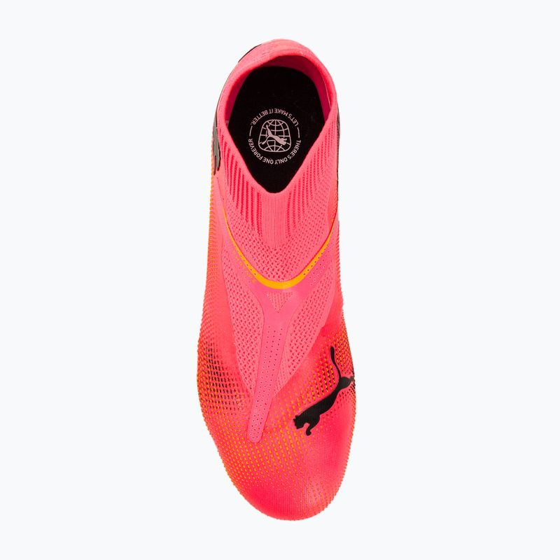 Încălțăminte de fotbal PUMA Future 7 Match+ LL FG/AG sunset glow/puma black/sun stream 5