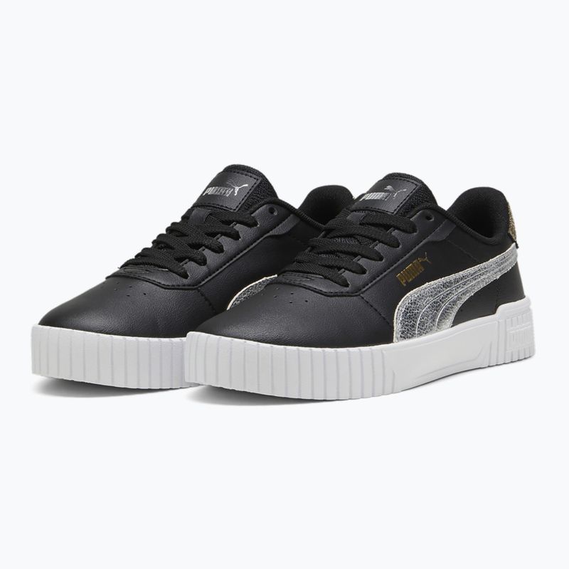 Încălțăminte pentru femei PUMA Carina 2.0 Metallic Shine puma black/puma silver/puma gold 8