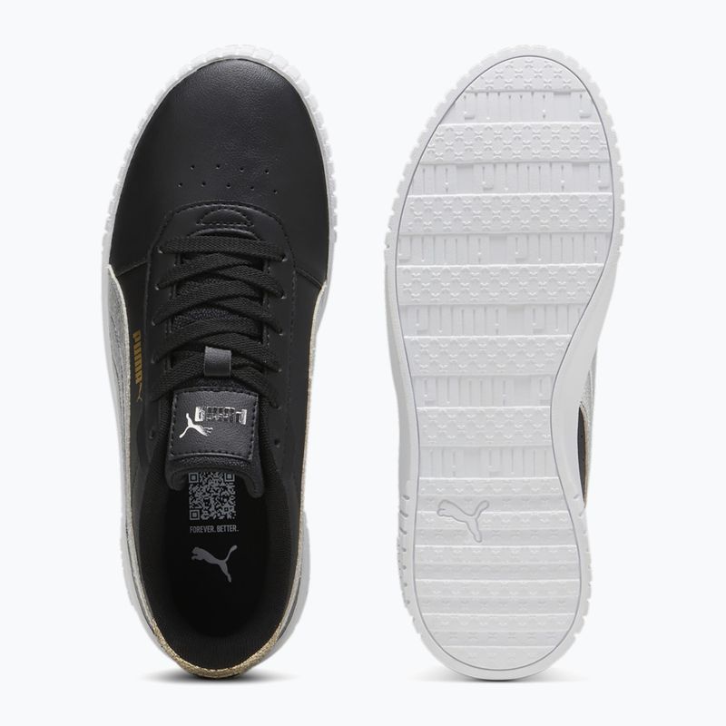 Încălțăminte pentru femei PUMA Carina 2.0 Metallic Shine puma black/puma silver/puma gold 11