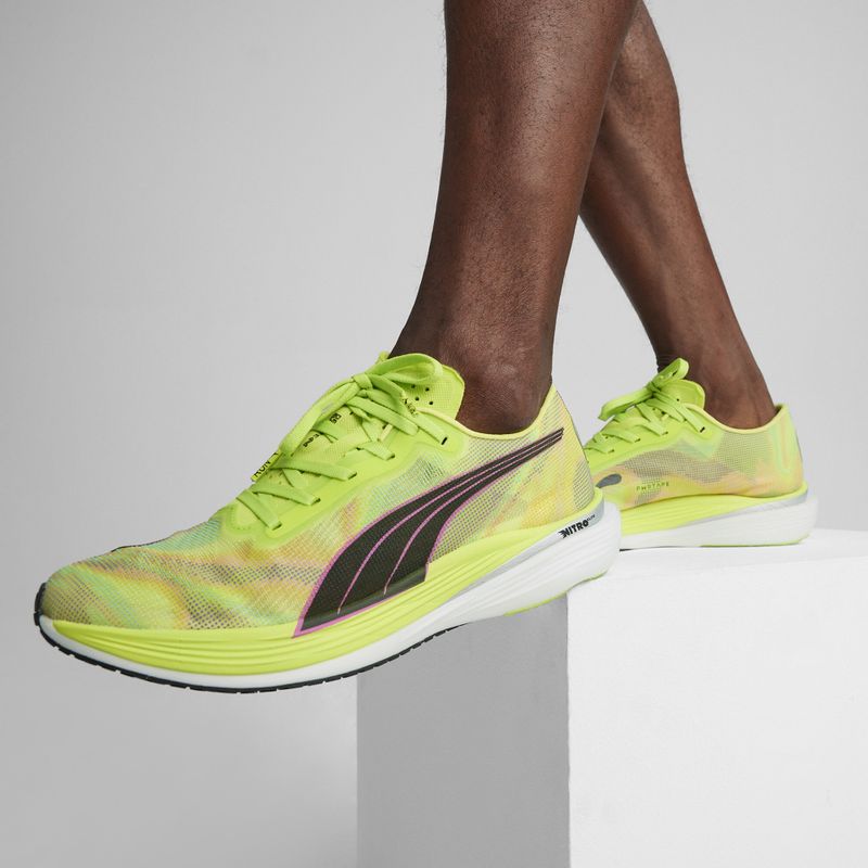 Încălțăminte de alergat pentru bărbați PUMA Deviate Nitro Elite 2 Psychedelic Rush green 14