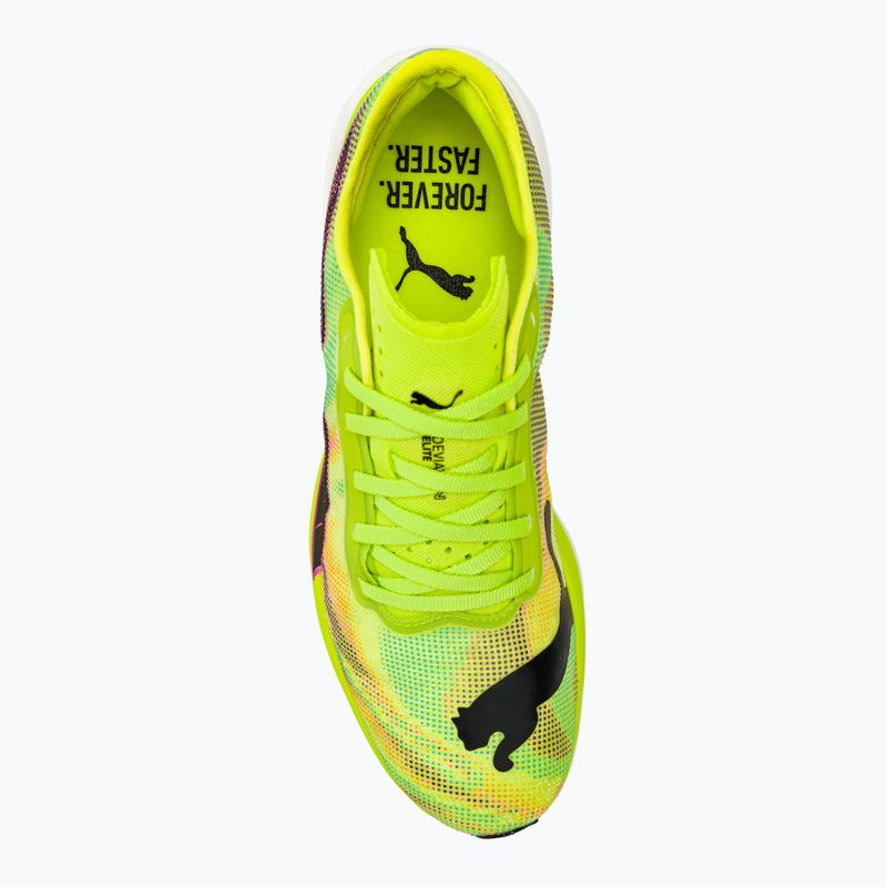 Încălțăminte de alergat pentru bărbați PUMA Deviate Nitro Elite 2 Psychedelic Rush green 5