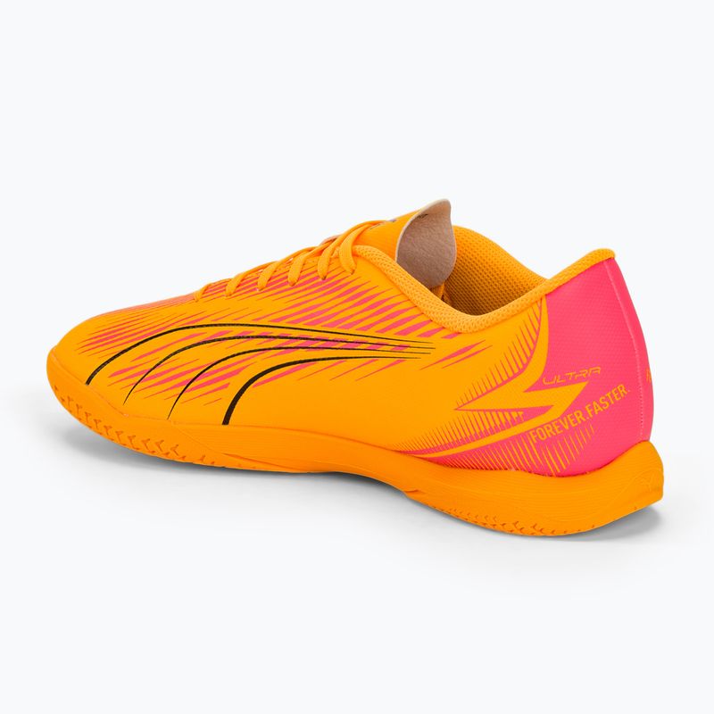 Încălțăminte de fotbal PUMA Ultra Play IT sunset glow/puma black/sun stream 3