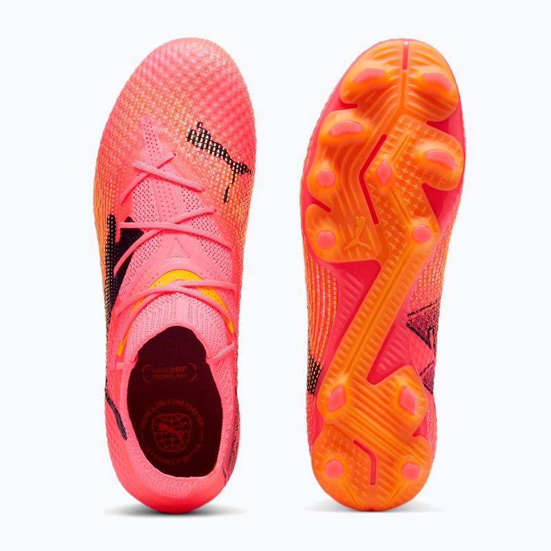 Încălțăminte de fotbal PUMA Future 7 PRO+ FG/AG sunset glow/puma black/sun stream 11