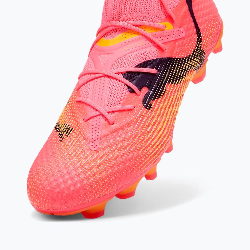Încălțăminte de fotbal PUMA Future 7 PRO+ FG/AG sunset glow/puma black/sun stream 12