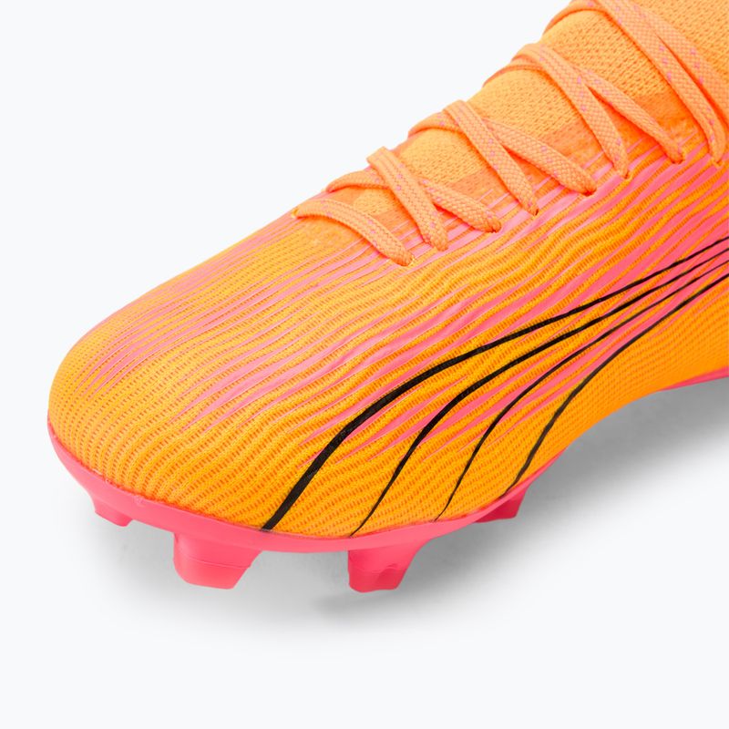 Încălțăminte de fotbal pentru copii PUMA Ultra Pro FG/AG Jr sunset glow/puma black/sun stream 7