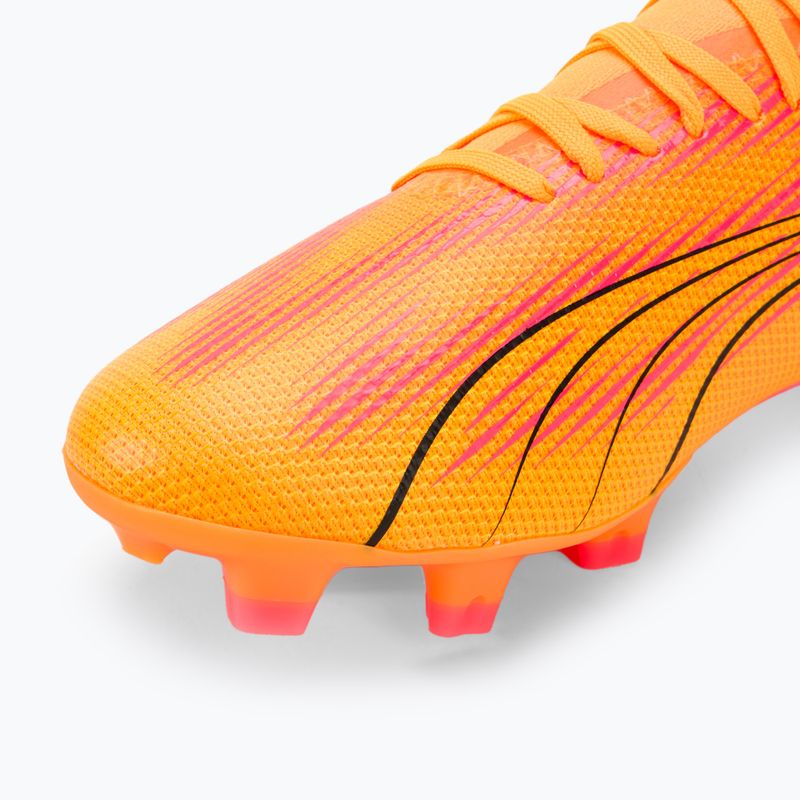 Încălțăminte de fotbal PUMA Ultra Match FG/AG sunset glow/puma black/sun stream 7