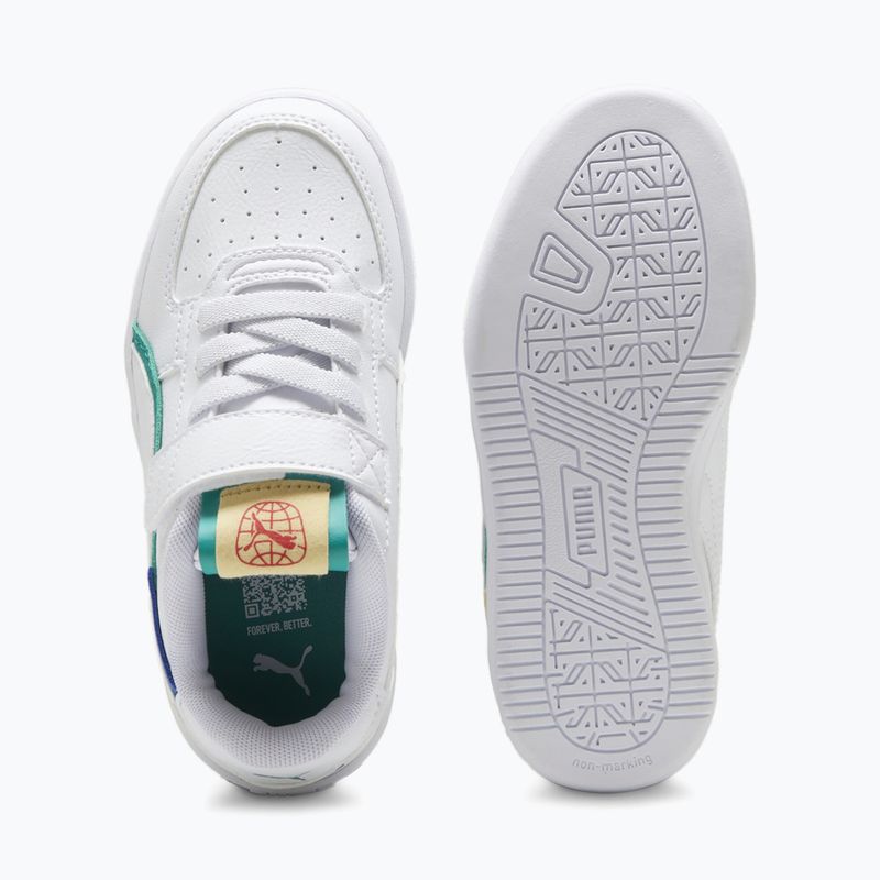 Încălțăminte pentru copii PUMA Caven 2.0 Ready, Set, Better AC+ PS puma white/cobalt glaze/sparkling green