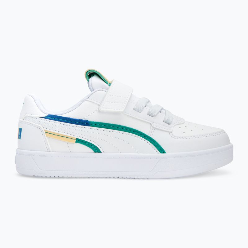 Încălțăminte pentru copii PUMA Caven 2.0 Ready, Set, Better AC+ PS puma white/cobalt glaze/sparkling green 2